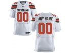 Men's Cleveland Browns Nike White Custom Elite Jersey