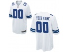 Men's Dallas Cowboys Nike White Custom Game Jersey