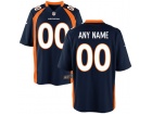 Men's Denver Broncos Nike Naby Blue Custom Game Jersey