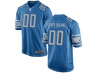 Men's Detroit Lions Nike Blue Custom Team Color Game Jersey