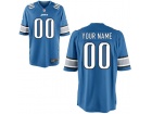 Men's Detroit Lions Nike Blue Custom Game Jersey