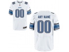 Men's Detroit Lions Nike White Custom Elite Jersey