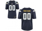 Men's Los Angeles Chargers Nike Navy Custom Elite Jersey