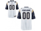 Men's Los Angeles Rams Nike White Custom Game Jersey