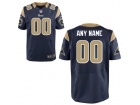 Men's Los Angeles Rams Nike Navy Custom Elite Jersey