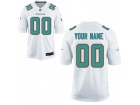 Men's Miami Dolphins Nike White Custom Game Jersey