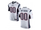 Men's New England Patriots Nike White Custom Game Jersey