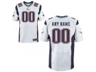 Men's New England Patriots Nike White Historic Logo Custom Elite Jersey