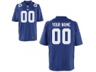 Men's New York Giants Nike Royal Custom Game Jersey