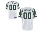 Men's New York Jets Nike White Custom Elite Jersey