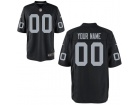 Men's Oakland Raiders Nike Black Custom Game Jersey