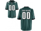 Men's Philadelphia Eagles Nike Green Custom Game Jersey