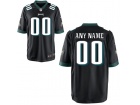 Men's Philadelphia Eagles Nike Black Custom Game Jersey