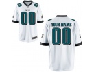 Men's Philadelphia Eagles Nike White Custom Game Jersey