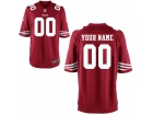 Men's San Francisco 49ers Nike Scarlet Custom Game Jersey