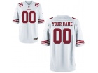 Men's San Francisco 49ers Nike White Custom Game Jersey