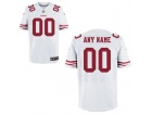 Men's San Francisco 49ers Nike White Custom Elite Jersey