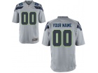 Nike Men's Seattle Seahawks Customized Game Grey Jersey