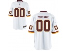 Men's Washington Redskins Nike White Custom Game Jersey