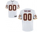 Mens Washington Redskins Nike White Custom Elite Jersey