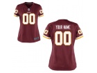 Women's Washington Redskins Nike Burgundy Custom Game Jersey