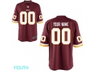 Youth Washington Redskins Nike Burgundy Custom Game Jersey