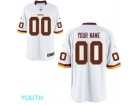 Youth Washington Redskins Nike White Custom Game Jersey