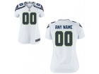 Women's Seattle Seahawks Nike White Custom Game Jersey