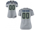 Women's Seattle Seahawks Nike Gray Custom Game Jersey