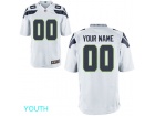 Nike Youth Seattle Seahawks Customized White Game Jersey