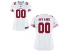 Women's San Francisco 49ers Nike White Custom Game Jersey