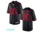 Youth San Francisco 49ers Nike Black Custom Game Jersey