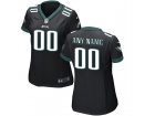 Women's Philadelphia Eagles Nike Black Custom Game Jersey