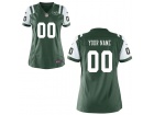 Women's New York Jets Nike Green Custom Game Jersey