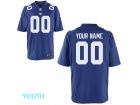 Youth New York Giants Nike Royal Custom Game Jersey