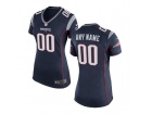 Women's New England Patriots Nike Navy Blue Custom Game Jersey