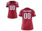 Women's New England Patriots Nike Red Custom Game Jersey