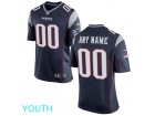 Youth New England Patriots Nike Blue Custom Game Jersey