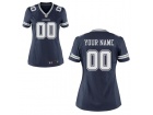 Women's Dallas Cowboys Nike Navy Blue Custom Game Jersey