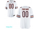 Youth Chicago Bears Nike White Custom Game Jersey