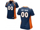 Women's Denver Broncos Nike Navy Blue Custom Game Jersey