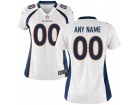 Women's Denver Broncos Nike White Custom Game Jersey