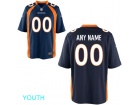 Youth Denver Broncos Nike Navy Blue Custom Game Jersey