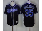 Los Angeles Dodgers #35 Cody Bellinger Black Cool Base Jersey