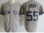 New York Yankees #55 Sonny Gray Grey Cool Base Jersey