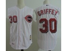 Cincinnati Reds #30 Ken Griffey Jr White Vest Jersey