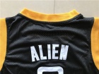 Monstars Space Jam Jersey #0 Allen Movie Stitched Throwback Black