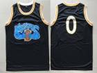 Monstars Space Jam Jersey #0 Movie Stitched Throwback Black