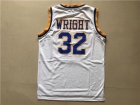 Monica Wright 32 Crenshaw High School White Basketball Jersey