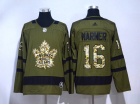 Adidas Toronto Maple Leafs #16 Mitch Marner 2017 Green Salute To Service Hockey Jersey